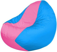Кресло-мешок Flagman Classic К2.1-250 голубый/розовый