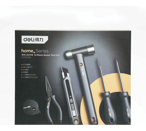 Набор домашнего мастера Deli HT0006 6 предметов