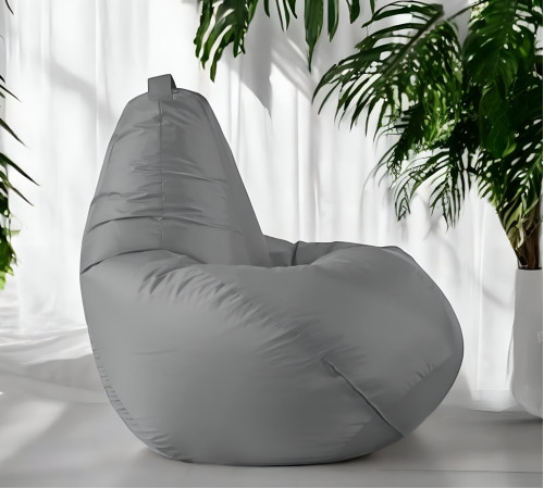 Кресло-мешок Mio Tesoro Груша XXXL GF-140x95-S серебро