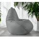 Кресло-мешок Mio Tesoro Груша XXXL GF-140x95-S серебро