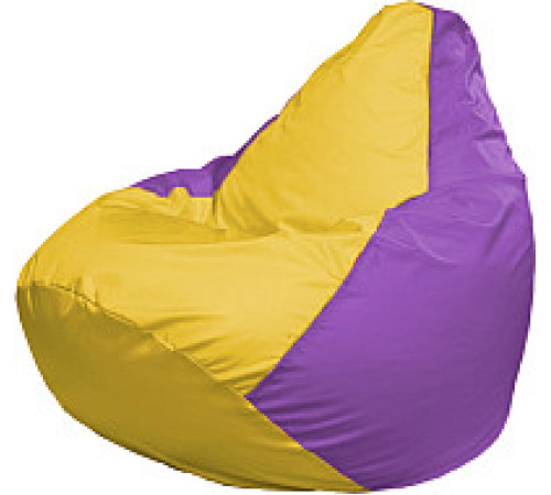 Кресло-мешок Flagman Груша Мега XXXL Г3.1-253 желтый/сиреневый