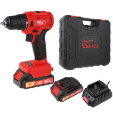 Дрель-шуруповерт Wortex BD 2025-1 DLi BD20251DLi1029 с 2-мя АКБ, кейс
