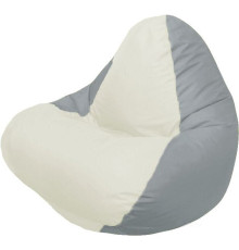 Кресло-мешок Flagman Relax Г4.1-007 серый/белый