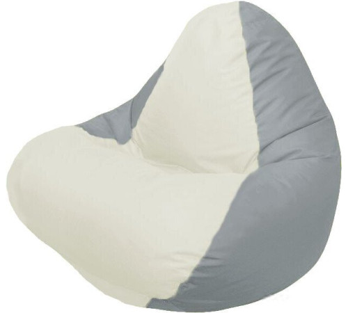 Кресло-мешок Flagman Relax Г4.1-007 серый/белый