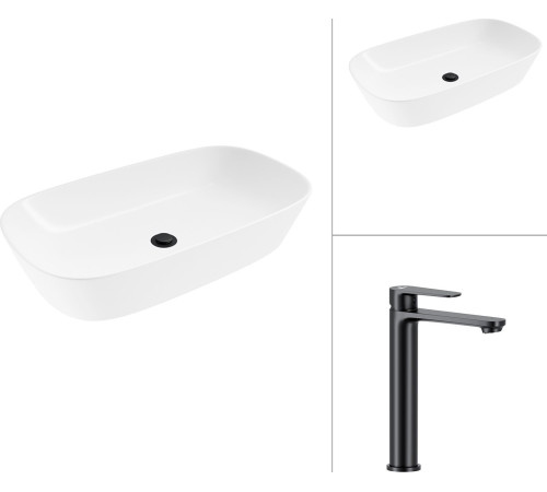 Умывальник Lauter 21393-70 + Moon 21СК8691BS