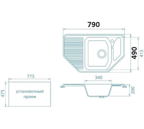 Кухонная мойка Gerhans E08 песочный