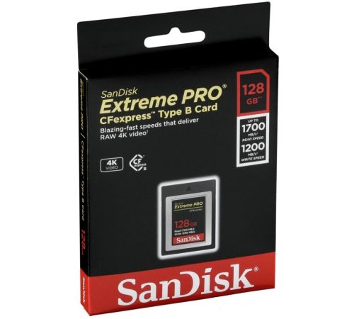 Карта памяти SanDisk Extreme Pro CFexpress Type B SDCFE-128G-GN4NN 128GB