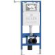 Инсталляция для унитаза Roxen StounFix Dual Fresh 710200 с удлиненными креплениями в комплекте и встр. контейнером для гигиенических таблеток аромадозатор