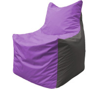 Кресло-мешок Flagman Фокс Ф2.1-103 сиреневый/серый темный