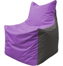 Кресло-мешок Flagman Фокс Ф2.1-103 сиреневый/серый темный