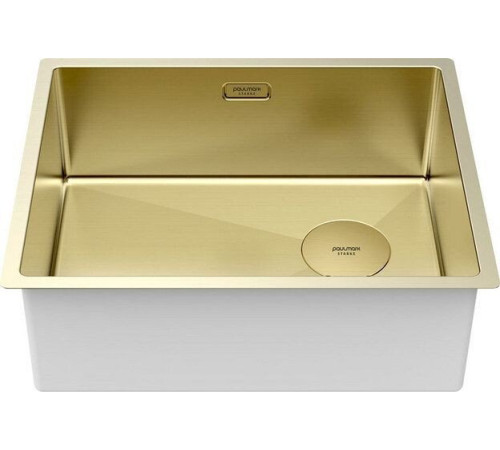 Кухонная мойка Paulmark Next-Skew 54 UNI PM885444-LG золото/светлое золото