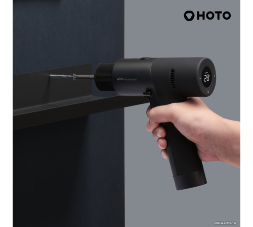 Дрель-шуруповерт HOTO 12V Brushless Drill Kit QWDZGJ001 с АКБ, кейс, набор инструментов