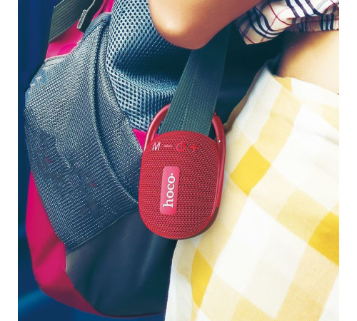 Беспроводная колонка Hoco HC17 красный