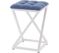 Табурет AMC Comfort 8.6.12 ткань, синий/белый