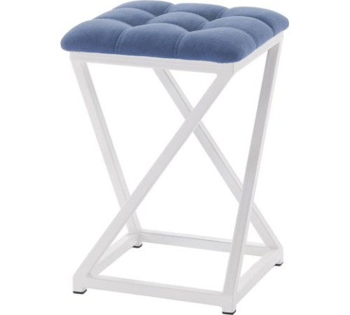 Табурет AMC Comfort 8.6.12 ткань, синий/белый