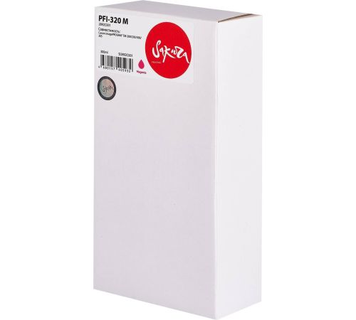 Картридж Sakura Printing SI2892C001 аналог Canon PFI-320 M