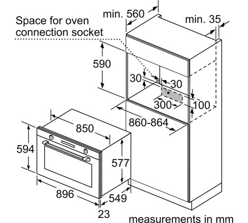 Газовый духовой шкаф Bosch VGD553FB0