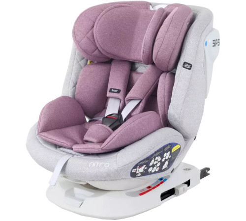 Детское автокресло Rant Nitro Isofix UB619 серый/розовый