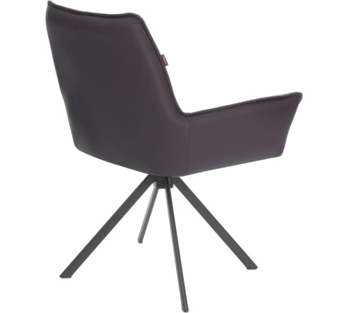 Стул с подлокотниками TetChair Мурано опора 360 велюр/букле HYP/экокожа, бежевый/коричневый