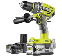 Ударная дрель-шуруповерт Ryobi R18PD7-252S 5133004391 с 2-мя АКБ, сумка