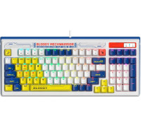 Клавиатура A4Tech Bloody B950 белый/синий, Light Strike Libra Brown