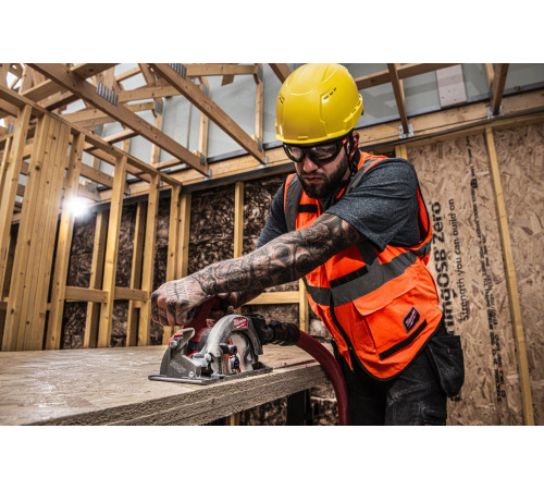 Дисковая циркулярная пила Milwaukee M18 FCS552-302X Fuel 4933493589 с 2-мя АКБ, кейс