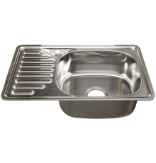 Кухонная мойка Mixline 536117 правая, полированная, 0.8 мм