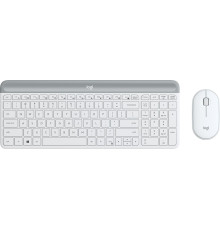 Клавиатура + мышь Logitech MK470 Slim Wireless Combo 920-009183 белый, нет кириллицы