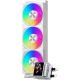 Система жидкостного охлаждения для процессора PCCooler DS360 ARGB Display белый