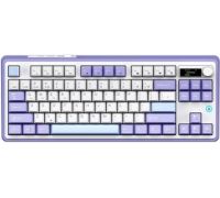 Клавиатура Ajazz AK870 белый/фиолетовый, Magnetic Switches