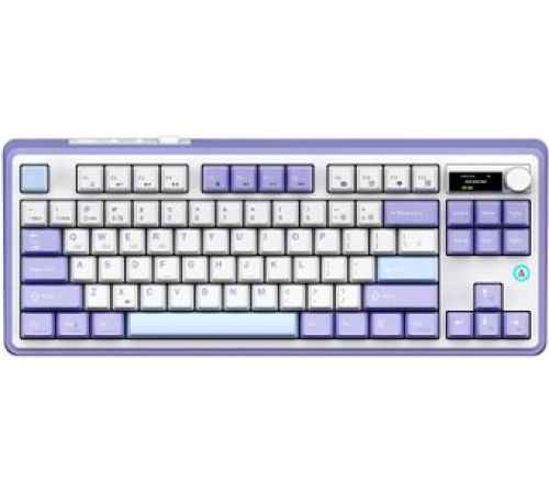 Клавиатура Ajazz AK870 белый/фиолетовый, Magnetic Switches