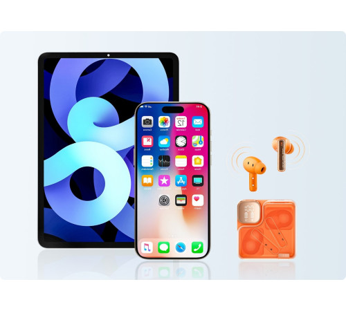 Наушники QCY MeloBuds Neo оранжевый