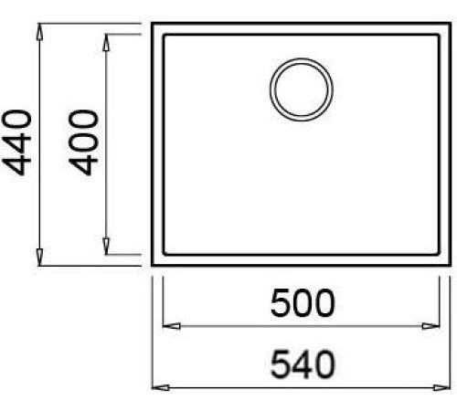 Кухонная мойка Elleci Quadra 105 Undermount Aluminium M79