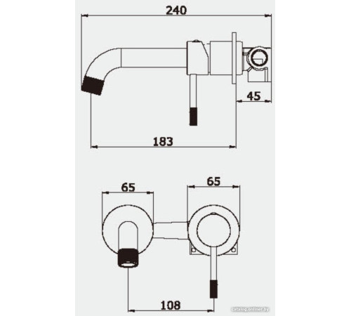 Смеситель Vieir V403513-C