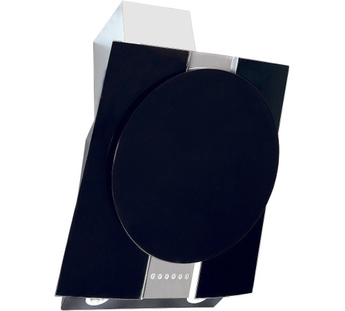 Кухонная вытяжка Elikor Графит 80Н-700-Э4Д нержавеющая сталь/черное стекло