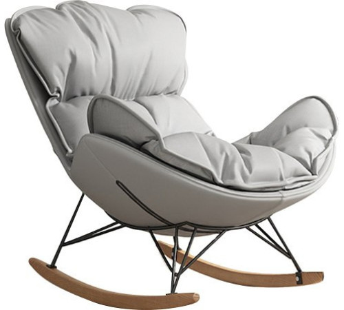 Кресло-качалка Mio Tesoro Монга светло-серый