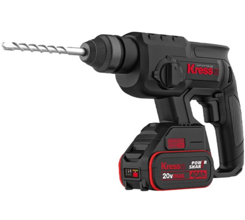 Перфоратор Kress KU390.4 с 2-мя АКБ, кейс