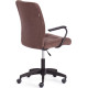Офисное кресло TetChair Wind флок коричневый