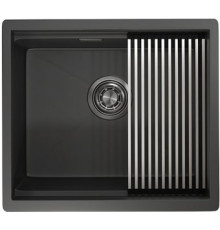 Кухонная мойка Granula KS-5045U черный матовый