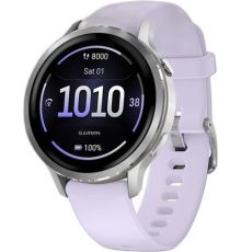 Умные часы Garmin Venu 4 41 мм серебристый/сиреневый