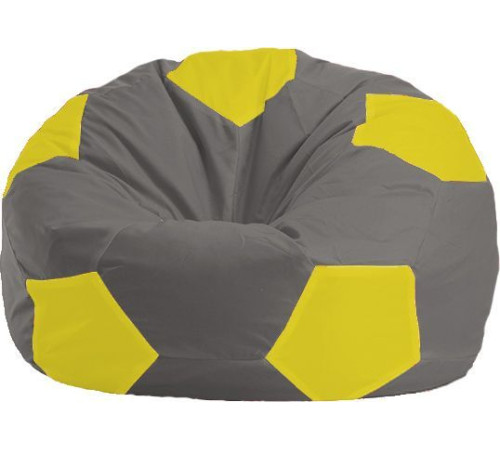 Кресло-мешок Flagman Мяч Стандарт М1.1-338 серый/желтый