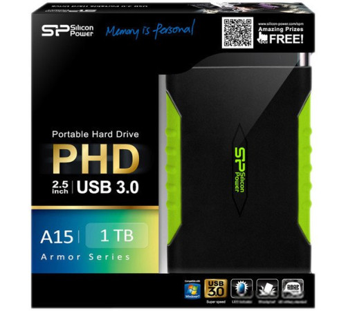 Внешний накопитель Silicon-Power Armor A15 2TB SP020TBPHDA15S3K