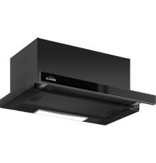 Кухонная вытяжка Elikor Slide 60П-1000 227273 черный/стекло черное