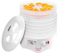 Сушилка для овощей и фруктов Мастерица EFD-0602VM 6 белых поддонов + 2 прозрачных поддона + поддон для пастилы