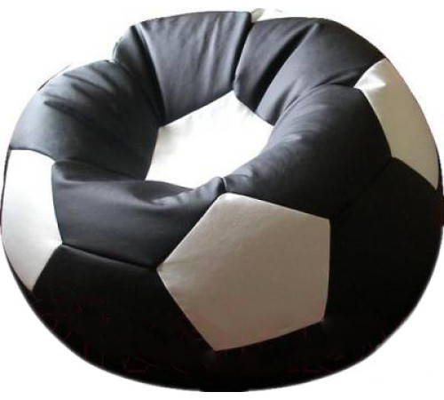Кресло-мешок Flagman Мяч Стандарт М1.3-1610 черный/белый