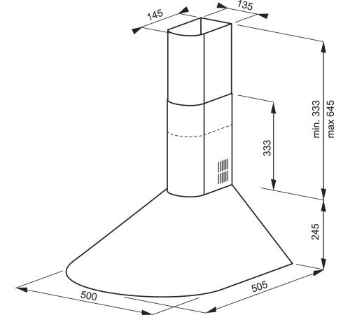 Кухонная вытяжка Hansa OKC5111MIH