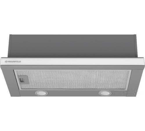 Кухонная вытяжка MAUNFELD VSQ 60 нержавеющая сталь/белое стекло