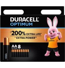 Батарейка DURACELL Optimum AA/LR6 MN 1500/8 Alkaline 1.5V 8шт