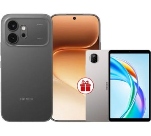 Телефон HONOR 600 Dual SIM 8GB/512GB международная версия черный + планшет HONOR Pad X7 LTE 4GB/128GB серый по акции