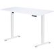 Стол с регулировкой высоты ErgoSmart Electric Desk Prime 1200х650х25 мм альпийский белый/белый